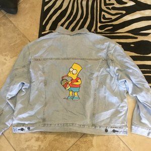 Levis The Simpsons denim jacket size XL New UNISEX oversized fit